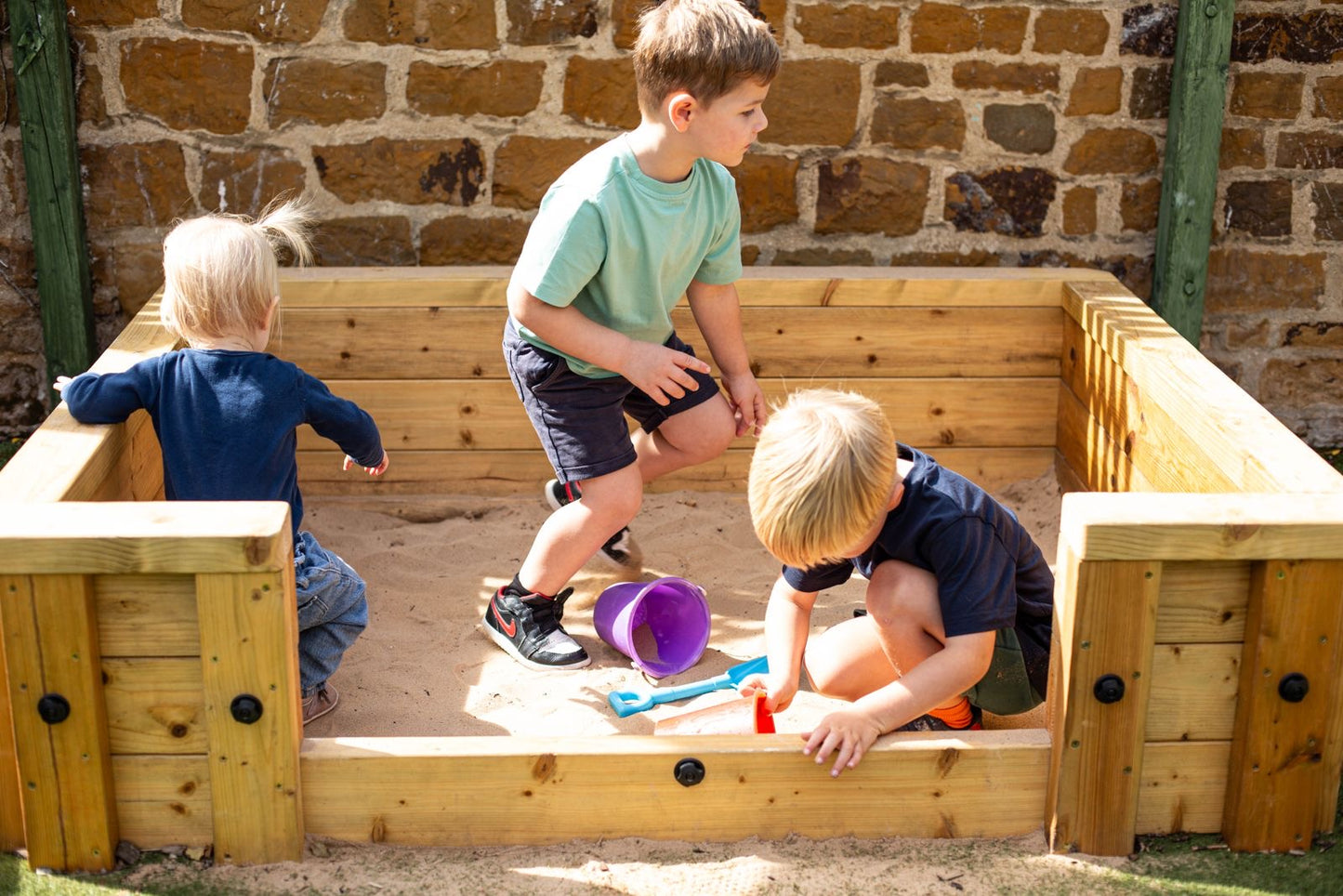 Outdoor sandpit